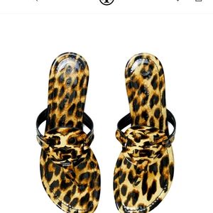 Leopard Tory burch sandals